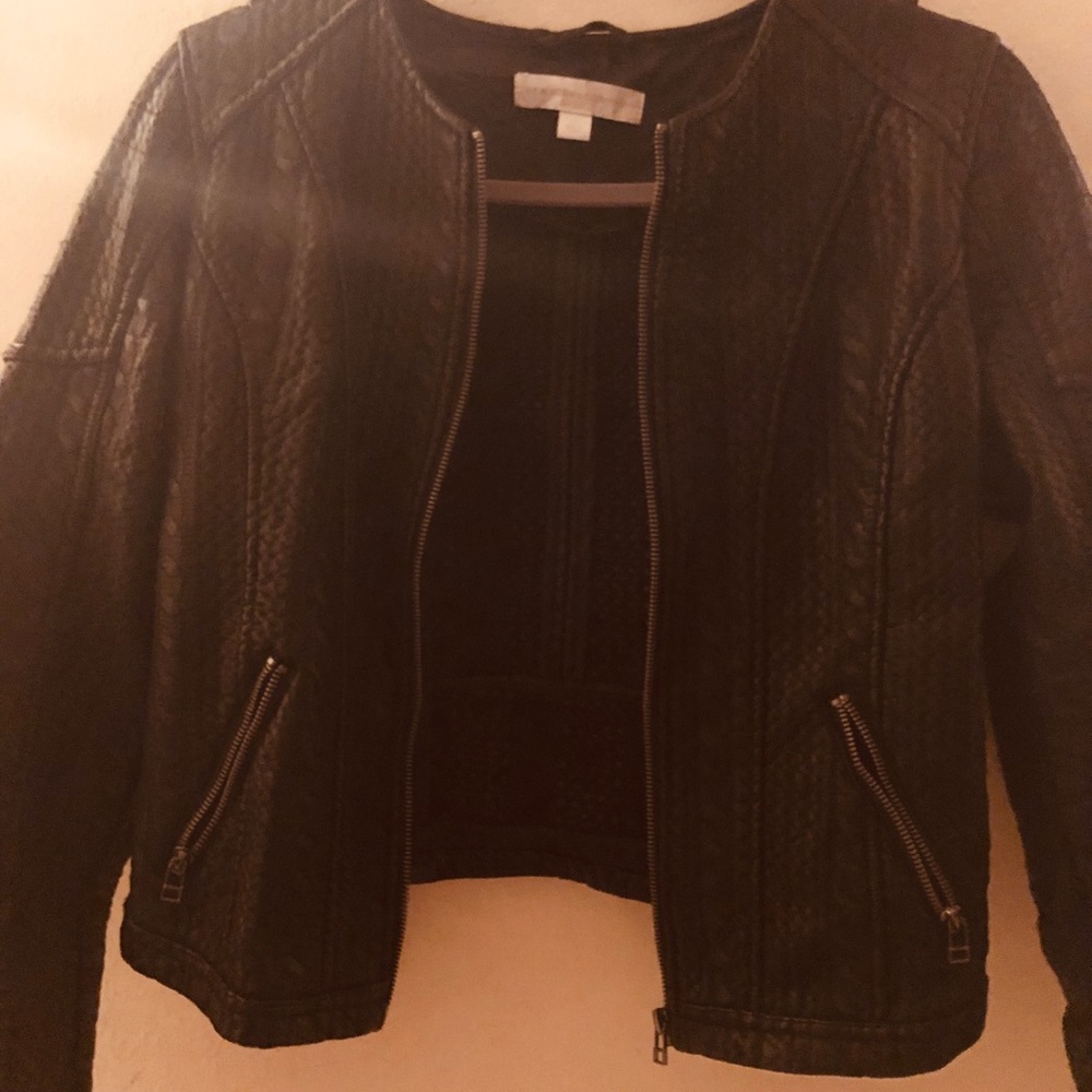 Leather jacket